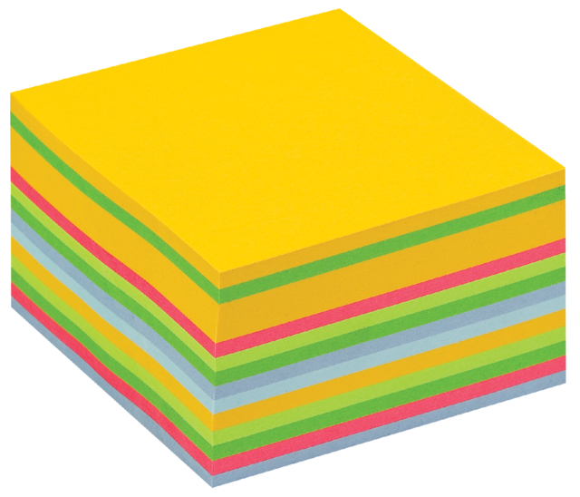 Bloc-mémos Post-it 2030 76x76mm Cube Ultra assorti