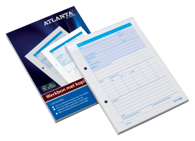 Relevé des activités Djois Atlanta A5 50x 2 feuilles