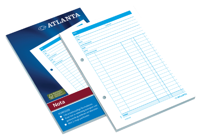 Carnet de factures Djois Atlanta A5 100 feuilles