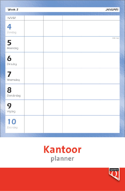 Kantoorplanner 2025 Quantore