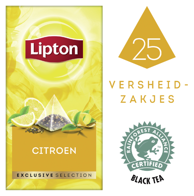 Thé Lipton Exclusive Citron 25x 2g