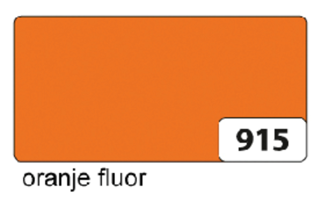 Carton bricolage Folia 1 face 48x68cm 380g nr 915 orange fluo