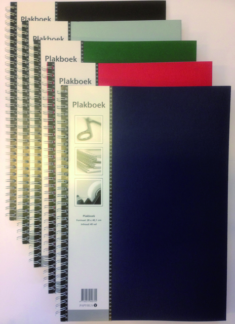 Plakboek Papyrus 330x230mm 40vel assorti