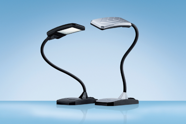 Lampe de bureau LED Hanza Twist noir