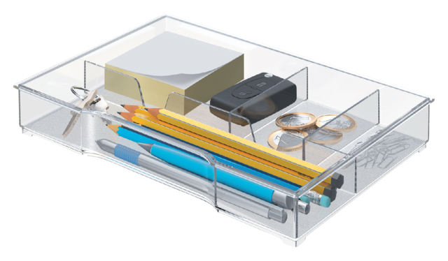 Organiseur pour module à tiroirs Leitz 5215 transparent