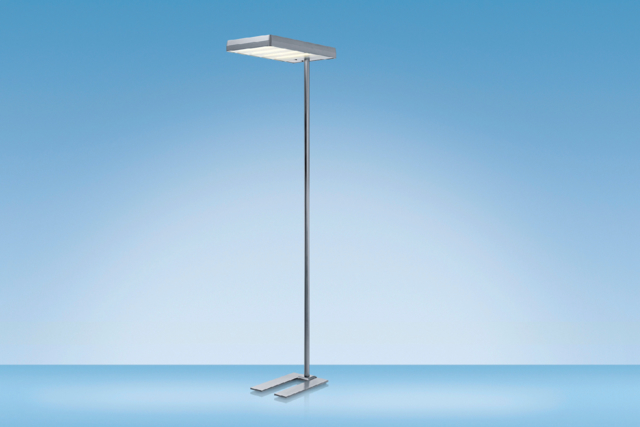 Vloerlamp Hansa led Maxlight aluminium