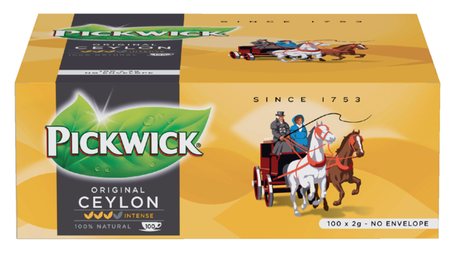 Thee Pickwick ceylon 100x2gr zonder envelop