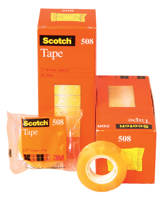 Plakband Scotch 508 19mmx33m transparant