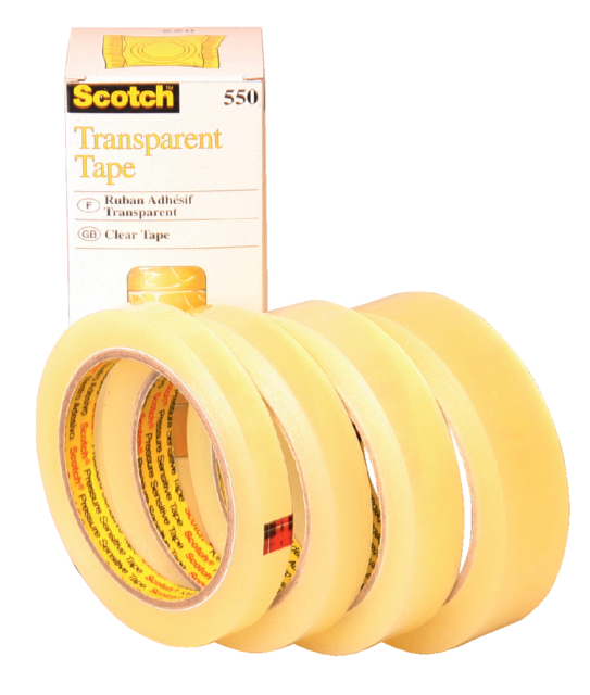 Ruban adhésif Scotch 550 66mx15mm transparent