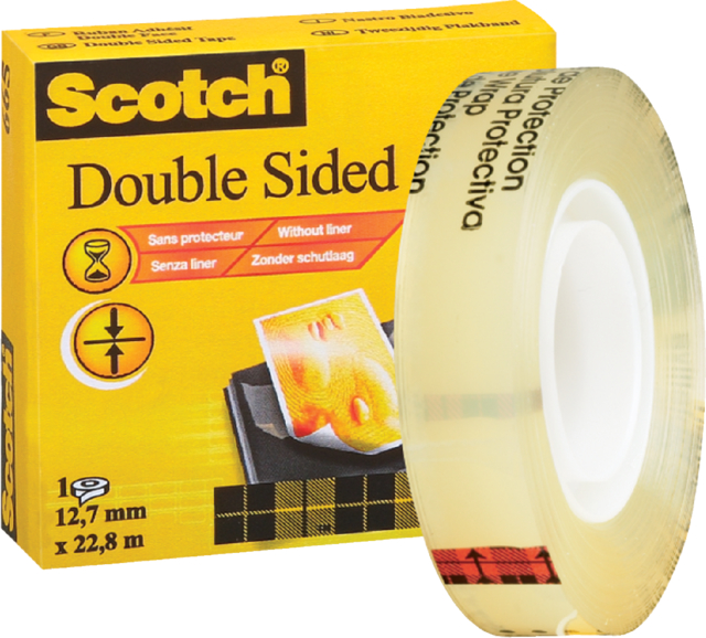 Ruban adhésif Scotch 665 22,8mx12mm double face