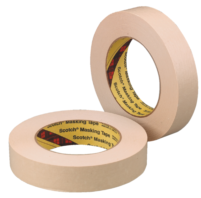 Afplaktape Scotch 202 25mmx50m crêpe beige