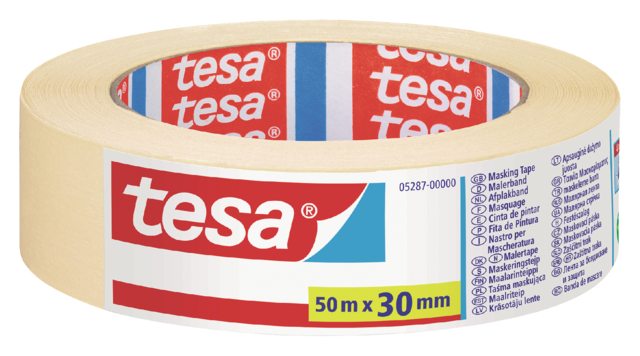 Afplaktape tesa®  Economy 30mmx50m geel