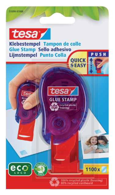 Lijmstempel tesa® transparant