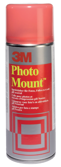 Lijmspray 3M foto mount spuitbus 400ml