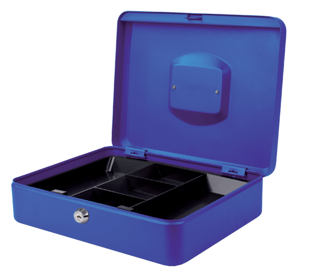 Coffret caisse Pavo 300x240x90mm bleu