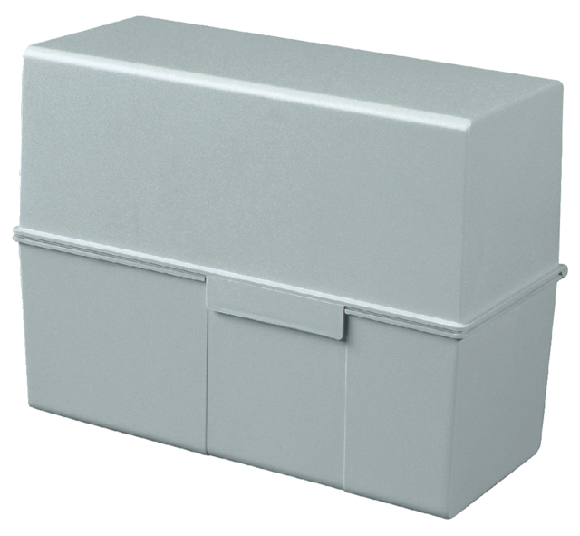 Boîte à fiches Han Large A5 plastique gris clair