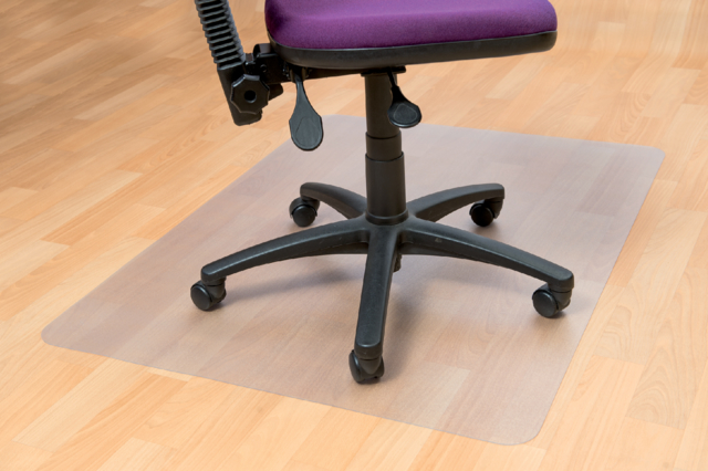 Stoelmat Floortex PVC 120x90cm voor harde vloeren