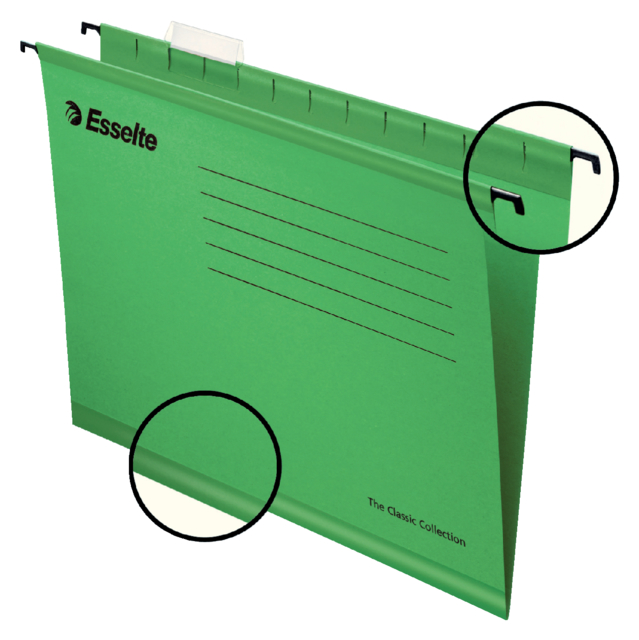 Dossier suspendu Esselte Classic folio fond V 382x240mm vert