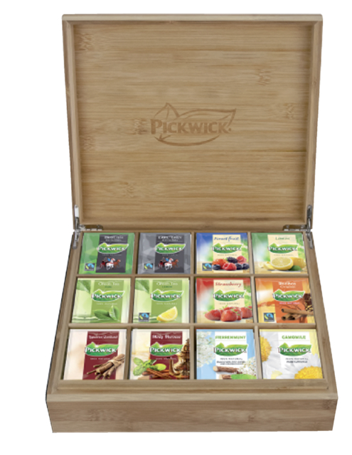 Coffret à thé Pickwick inclus 12 saveurs