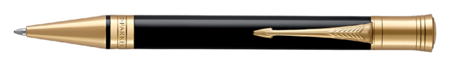 Stylo bille Parker Duofold Classic Black GT Medium