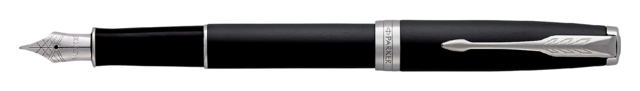 Stylo plume Parker Sonnet Matte Black Lacquer CT Medium