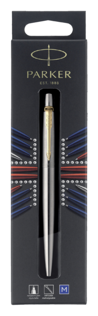 Stylo bille Parker Jotter Stainless Steel GT Medium