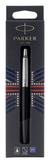 Stylo bille Parker Jotter Bond Street Black CT Medium