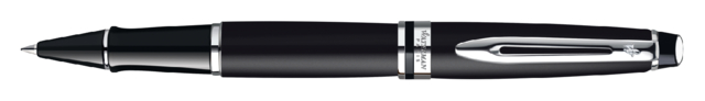 Roller Waterman Expert Laqué noir CT Fin