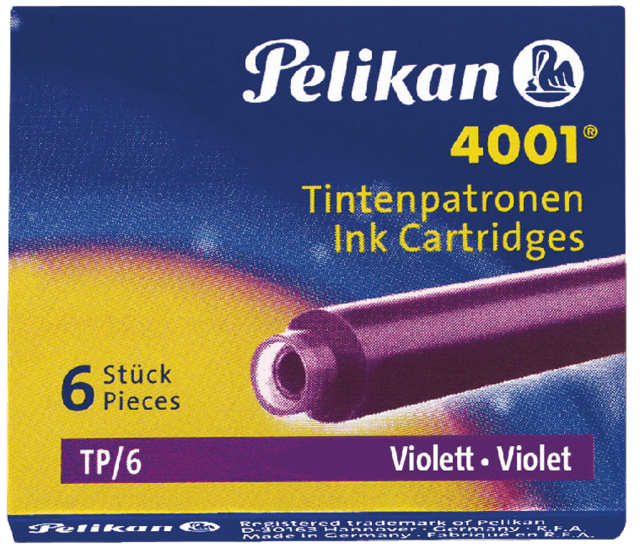 Cartouche d'encre Pelikan 4001 violet