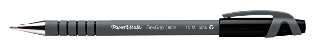 Balpen Paper Mate Flexgrip Ultra stick medium zwart