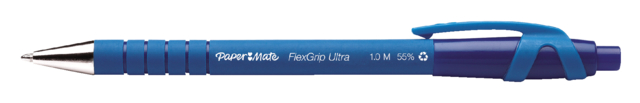 Balpen Paper Mate Flexgrip Ultra medium blauw valuepack 30+6 gratis