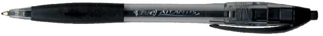 Balpen Bic Atlantis classic grip clic medium zwart