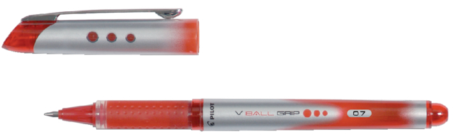 Roller PILOT V-ball Grip Medium rouge