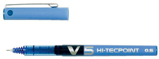 Roller PILOT Hi-Tecpoint V5 Fin bleu