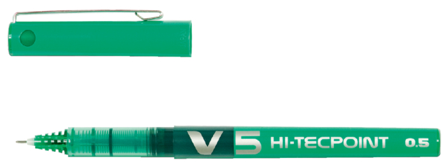 Roller PILOT Hi-Tecpoint V5 Fin vert