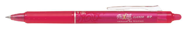 Rollerpen PILOT friXion clicker medium roze