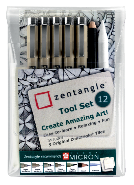 Kit Zentangle de 12 pièces