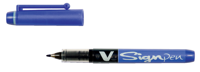 Feutre PILOT V-SignPen Fin bleu