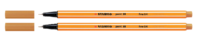 Fineliner STABILO point 88/54 Fin orange