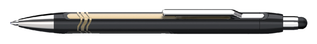 Balpen Schneider stylus Epsilon Touch extra breed zwart/goud