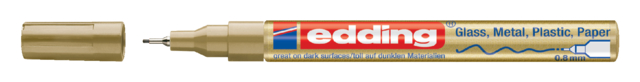 Feutre peinture Edding 780 pointe ogive 0,8mm or