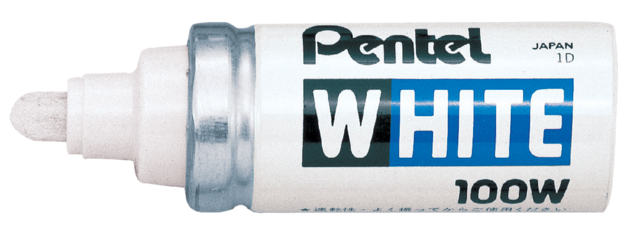 Marqueur Peinture Pentel 100W ogive 4mm blanc