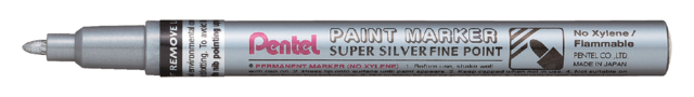 viltstift Pentel MSP10 rond 1.5mm zilver