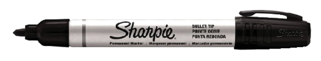 Marqueur Sharpie ogive Pro 1,5-3mm noir