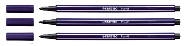 Viltstift STABILO Pen 68/46 medium zwart