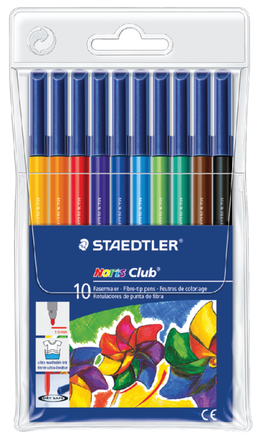 Feutre Staedtler 326 assorti 10 pièces