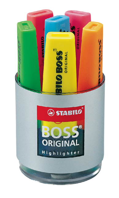 Surligneur STABILO BOSS Original 70/6 assorti Set bureau 6 pièces