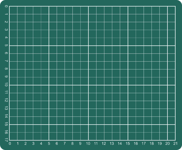 Snijmat A5 230x190mm groen