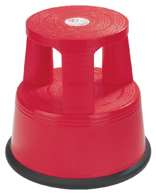 Tabouret Desq 42cm plastique rouge