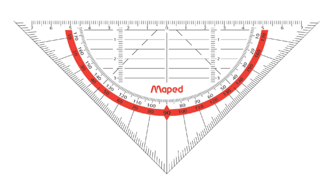 Equerre géométrique Maped Geo-Flex 16cm transparent